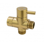 Aqua Brushed Gold Round Toilet Bidets Tap